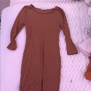 cute dark yellow dress